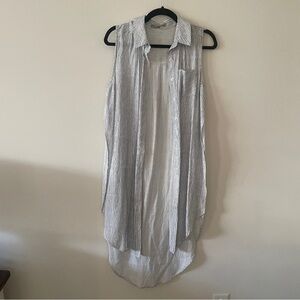 Callie Mac Long Button Down Top